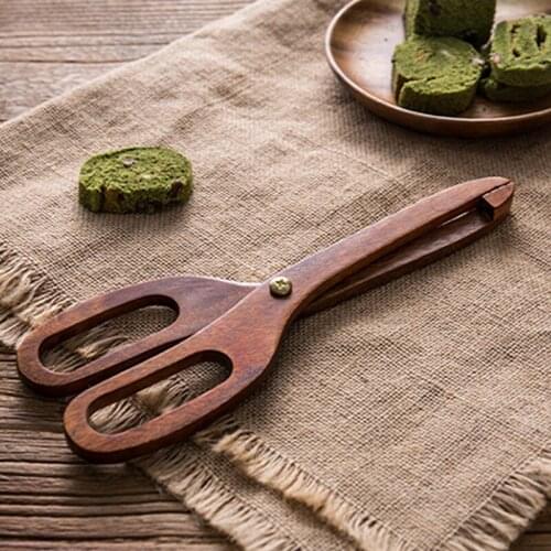 Kitchen Tongs Beech Wood Tongs Party Catering Serving Tongs Food Serving Tongs Salad Tongs Cake Tongs Bread Tongs