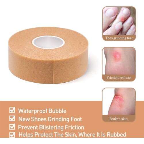 1pcs Multi-functional Bandage Rubber Plaster Tape Self-adhesive Elastic Wrap -wear Waterproof Heel Sticker Foot Pad
