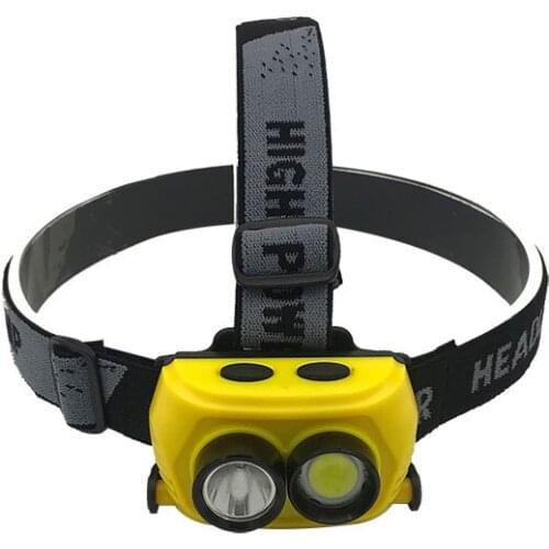 Mini Rechargeable Cob Outdoor Led Headlight Flashlight 3w Headlight Brightness Adjustable Angle Camping Headlight Flashlight