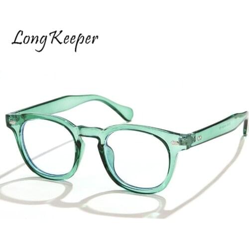 Round Frame Anti Blue Light Glasses Clear Lens Eyeglasses Women Leopard Oval Computer Gaming Optical Glasses Eyewear Frame
