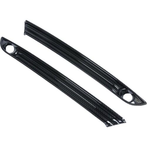 Carbon Fiber Front Fog light lamp Foglight Protection Cover Trim Frame Exterior Accessories For Mazda CX5 CX-5 KF 2017 2018 2019