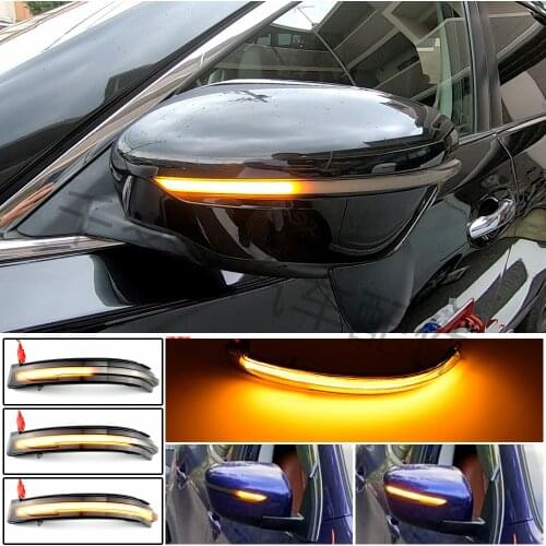 Applicable to Nissan X-Trail T32 hacker J11 Navarra NP300 Pathfinder R52 rearview mirror running water lamp