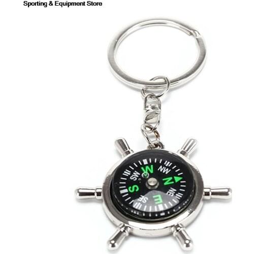 Sale New Star Shark Compass Fashion Metal Pendant Personality KeyRings Car Accessories Gifts