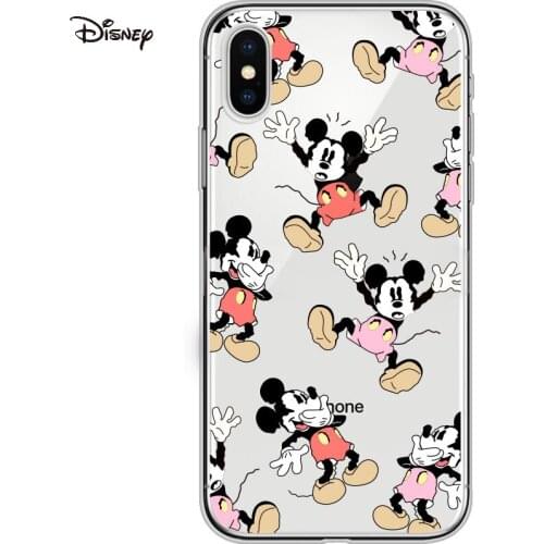 DISNEY 2021 Mickey Silicone Case for IPhone 11 Pro Xs Max Official Liquid Silicon 360 Full Cover