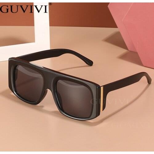 One Piece Square Sunglasses Women Brand Designer Vintage Luxury Female Sun Glasses Shades UV400 Men Retro Trending Eyewear