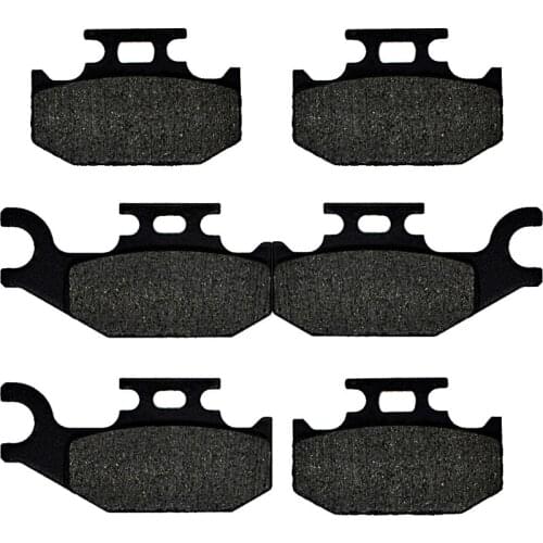For JOHN DEERE Trail Buck 500 / 650 EX / EXT 2004 2005 2006 2007 2008 Motorcycle Brake Pads Front Rear