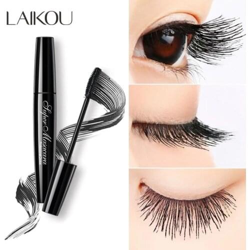LAIKOU Mascara Lengthening Black Lash Eyelash Extension Eye Lashes Brush Waterproof Beauty Makeup Long-wearing Mascara
