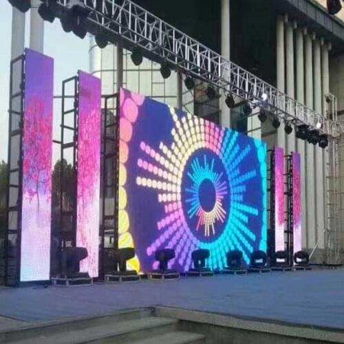 P3.91 outdoor rental led screen die casting aluminum led video wall RGB led display board or panel for stage event flow show
