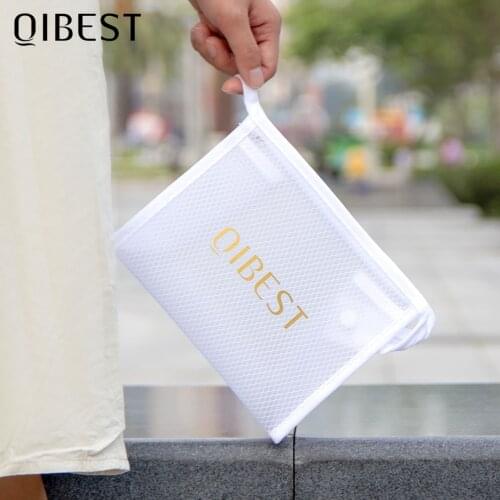 QIBEST Women Travel Storage Bag Toiletry Organize Cosmetic Bag Portable Transparent MakeUp Bag Female Wash Bag Makeup Beauty Bag
