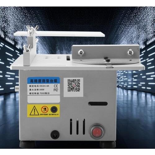 1 Set Mini Wood Table Saw Adjustable Height Wood Working DIY Table Saw EU Plug 220V New