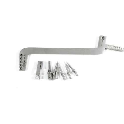 1Set Dental Implant Surgical Drill Guide Locator Depth Parallel Depth Pin Gauge Tools