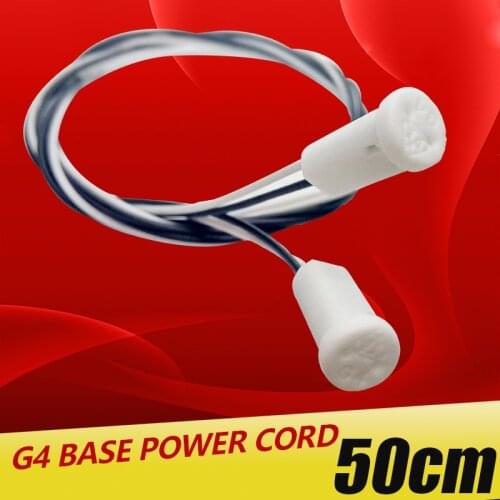 10pcs Free shipping,high quality 50CM Crystal lamp holder lamp holder socket,G4 led/G4/bulb plug,12V 220V,lighting accessories