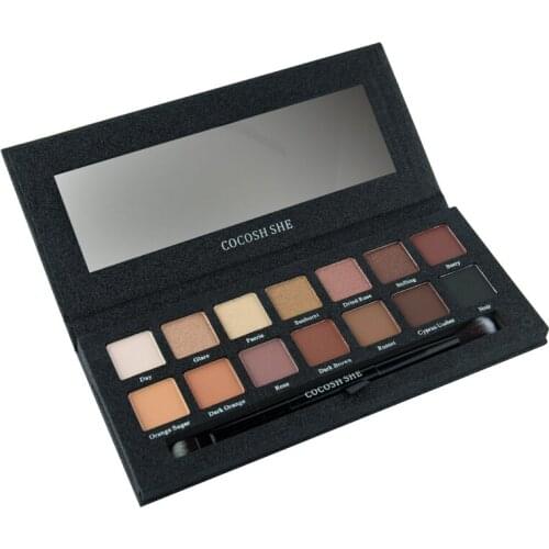 14 Colors Eye Makeup Matte Glitter EyeShadow Diamond Shimmer Eye Primer Luminous Eye Shadow Women Gift Eyeshadow Palette