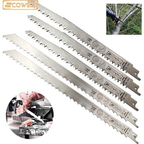 30% OFF Stainless Steel Recipe Saw Blades Cutting Meat Bone 2PCS 9 Inch 5TPI 3PCS 12 Inch 3TPI Reciprocaing Sabre Saw Blades