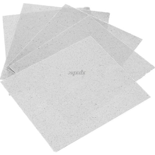 5Pcs/Set 12x12cm/4.7x4.7inch Microwave Oven Mica Plates Repairing Part heat Resistance Drop Ship