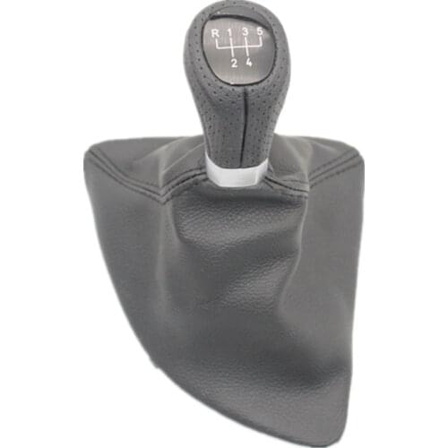 5 Speed Car Gear Stick Shift Knob With Leather Boot For BMW 1 Series E87 116i 118i 120i 125i 128i 130i 135i 2004-2013