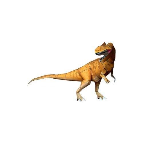 Allosaurus 3D paper model toy DIY handmade parent-child DIY handmade origami homework activity