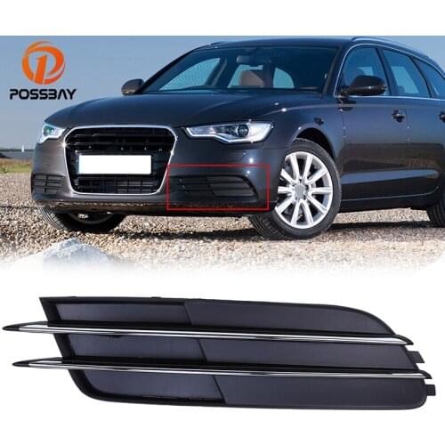 POSSBAY Replacement Car-Styling ABS Front Lower Grille for Audi A6 C7 Sedan/Avant 2011-2015 Pre-facelift Left Side 4G0 807 681