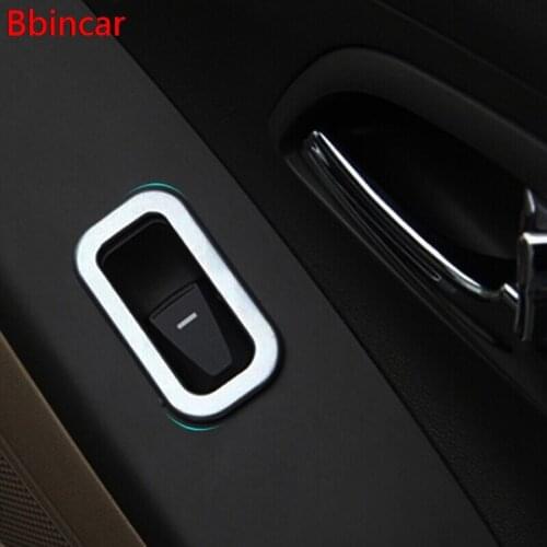 Bbincar ABS Chrome Car-Covers Door Windows Switch Panel Cover Car Stickers Interior Styling 4pcs For Hyundai IX35 2013 2014 2015
