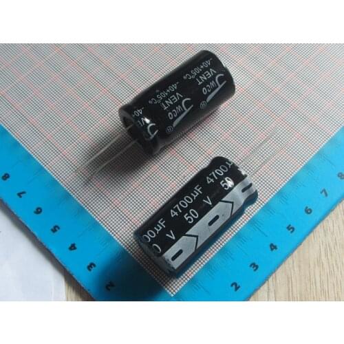 Free Shipping 50pcs/lot high Quality DIP Aluminum Electrolytic Capacitor 50V 4700UF 22*40MM electrolytic capacitor 4700uf
