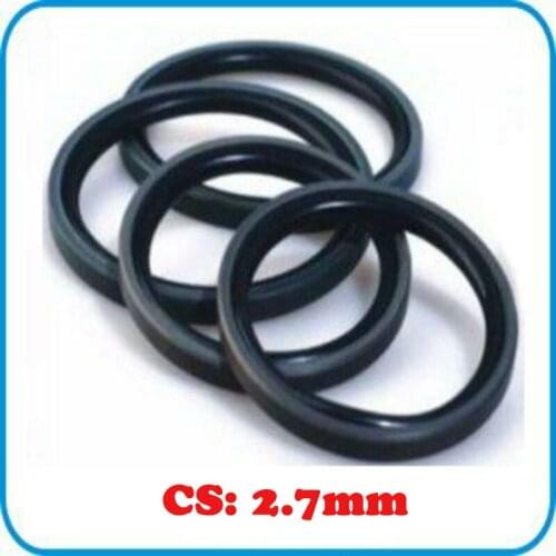 CS 2.50mm ID80mm-150mm 10pcs gasket Silicone O-Ring Seal Film Fluororubber Ring NBR Gasket plastic oil and waterproof seal
