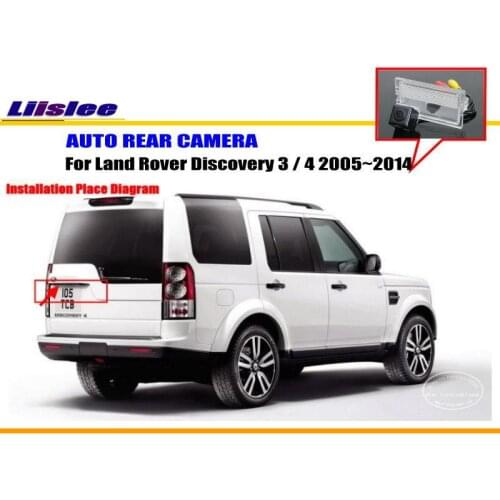 Car Rear View Camera For Land Rover Discovery 3 / 4 2005~2014 Back Parking Camera NTST PALLicense Plate Lamp Camera