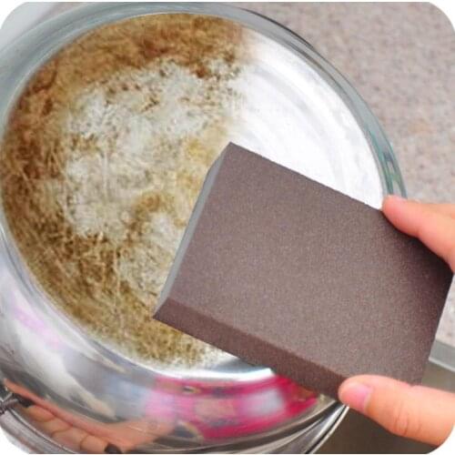 Kitchen Magic Clean Rub the pot Except rust Focal stains Emery Sponge free shipping SN1382