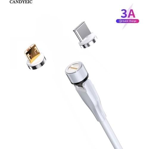 CANDYEIC Magnetic Charger For vivo S7e data Charging Cable Magnetic 3 in 1 cable Universal charging