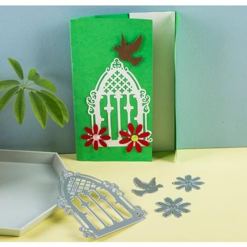 Metal Cutting Dies Cut Mold Bird Birdcage Flower Decoration Scrapbooking dies Paper Crafts Knife Mould Blade Punch Stencils dies