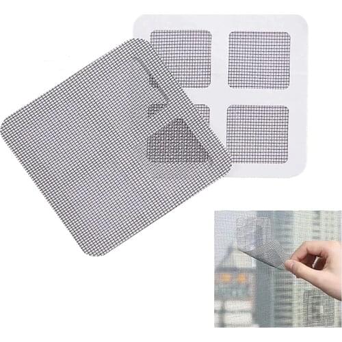 Window Screen Wall Patch Stickers Mesh Repair Stickers Fix Net Mesh Fiberglass Screen Anti Mosquito Fly Bug Repair Screen Net