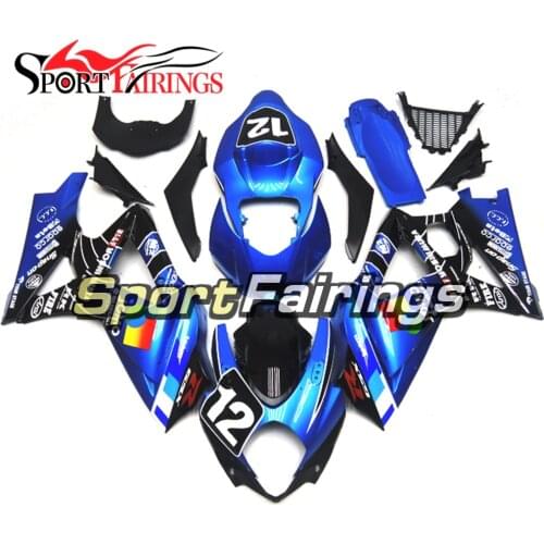 Fairings Fit Suzuki GSXR1000 GSXR-1000 K7 Year 2007 2008 07 08 Injection ABS Motorcycle Fairing Kit Bodywork Cowling Pearl Blue