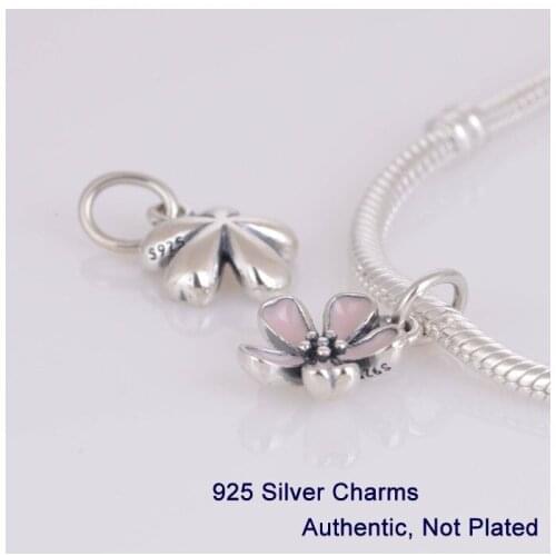 Compatible with Fandola Jewelry 925 Sterling Silver Thread charm bead DIY Authentic European style Bracelet Snake Chain CKK