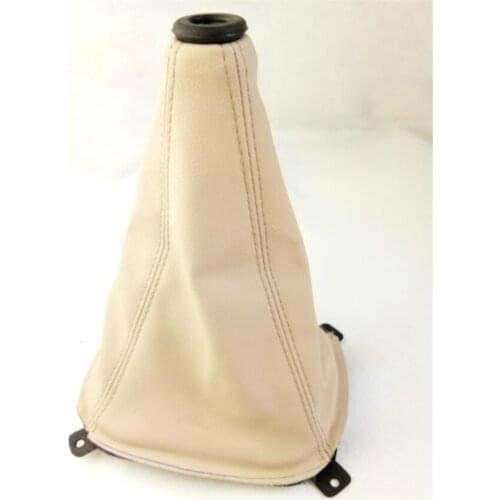 Beige Gear Dustproof cover for 2008-2012 KIA Sportage Manual Block Shift Lever dust cover leather