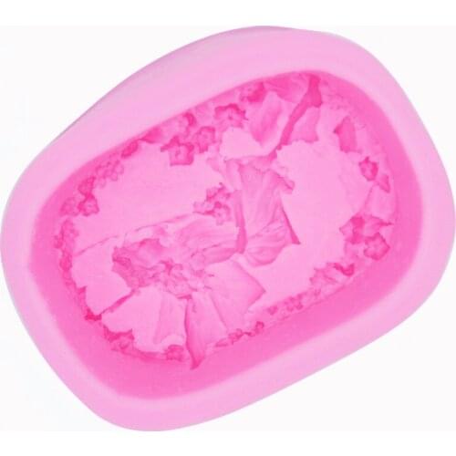 Fondant Handmade Soap Swing Girl Modeling Cake Chocolate Silicone Mold DIY Baking Mold