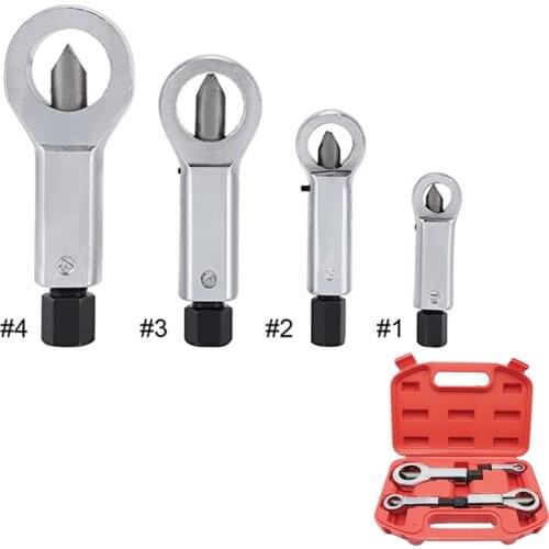 Duty Rust Resistant Damaged Nut Splitter Remover Rusty Nut Splitter Spanner Remove Cutter Tool Steel Wrench Hex