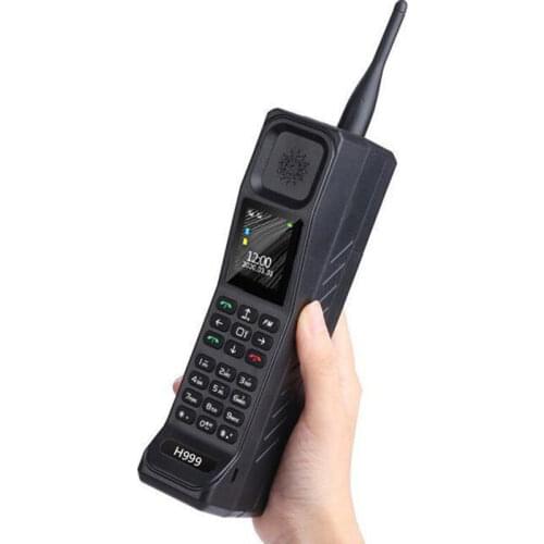 2019 NEW Super Big Mobile Phone M999 KR999 Luxury Retro Telephone Loud Sound Power Bank Standby Dual SIM Heavy H-mobile M999