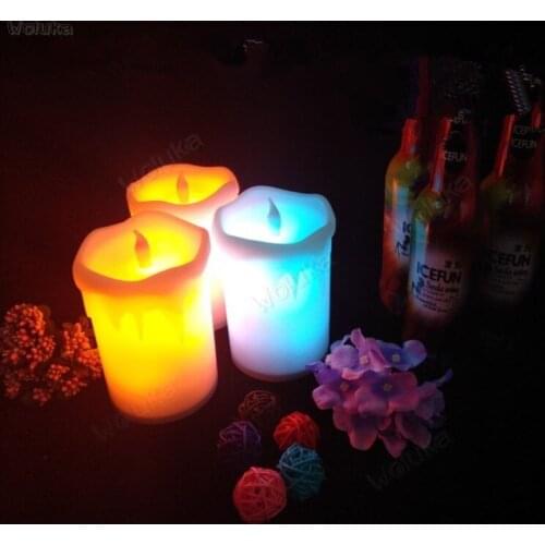 LED charging candle electronic candle lamp bar Night Lights wedding Wedding Stage Restaurant Clubhouse Decorative LightsCD50 W02