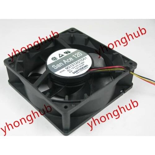 SANYO DENKI 9G1212G1D01 DC 12V 0.98A 120x120x38mm Server Cooling Fan