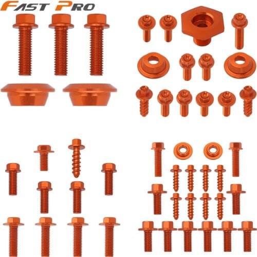 Motorcycle Front Rear Fender Radiator Shrouds Number Plate Screw For KTM SX XC 2011-2015 EXC XCW 2012-2016 125 250 350 450 530
