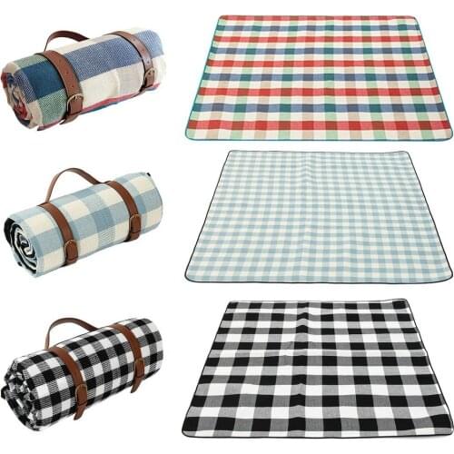 150x200cm Camping Mat Waterproof Picnic Blanket Mat Outdoor Folding Camping Ground Mat Plaid Blanket Beach Mat