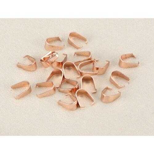 Rose Gold Silver Stainless Steel Pinch Clasps Hooks Hanger Pendant DIY Accessories Findings Handmade Jewelry Making Component