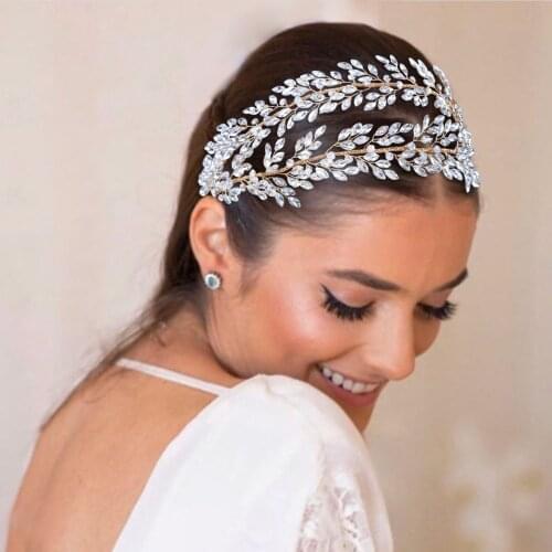 Sparkle Headband Wedding Headdress Bridal Crown and Tiara Crysral Bridal Headdress Rhinestone Headpieces Bridal Hair Jewelry