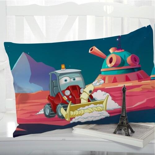 1pc Car Cartoon Pillow cover Pillow case Bedding Pillowcase Pillowcovers decorative 3D Print for children kids baby garden cart