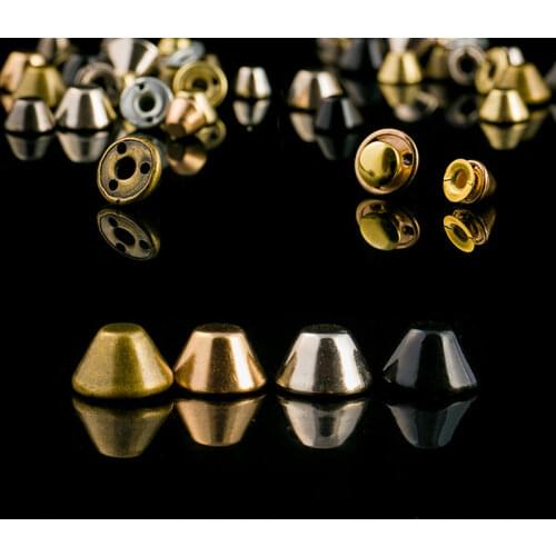 100sets Metal Bucket Shaped Rivets Studs Flat head Rivets For DIY Leather Craft Bag Belt Garments Hat Shoes Pet Collar Decor
