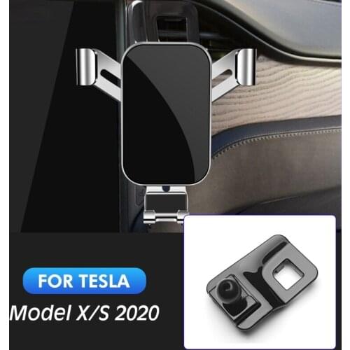 Car Mobile Phone Holder For Tesla Model S Model X 2020 Car Air Outlet Clip Mount Smartphone Holder GPS Stand Navigation Bracket