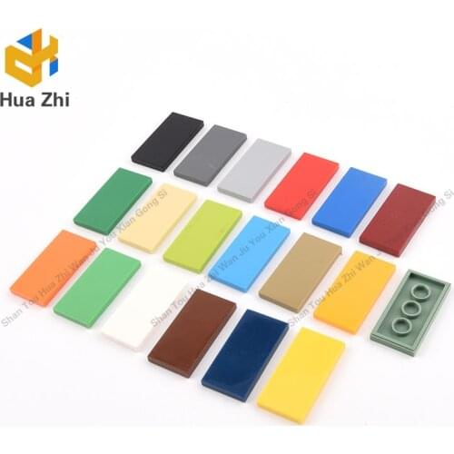 10PCS 87079 Tile 2 x 4 with GrooveBuilding Blocks Parts MOC DIY Education Build Toys Brick