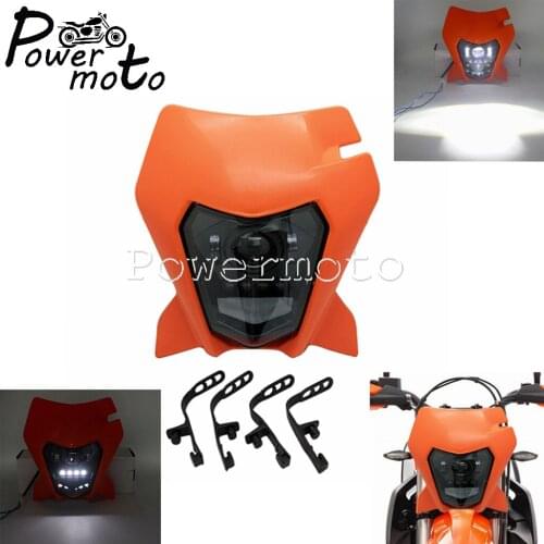 For Enduro XC XC-W XC-F XCF-W EXC ECX-F SX SX-F 150 250 300 350 450 500 LED Headlamp Dual Sport HI/LO Beam Running Light