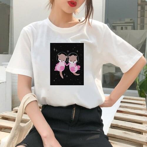 Space Hamster Italy Funny t Shirts Family Look 90S Vogue Novelty 2021 New Summer Short Sleeve Ropa Aesthetic T-Shirt Female