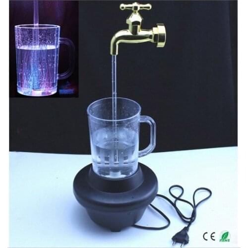 Magic Tap running lights holiday gift Colorful magic tap running lights water column lamp;magic faucet fountain;led lamp