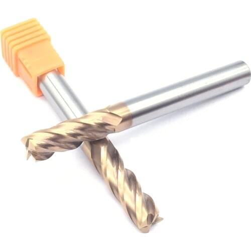 1PCS HRC60 4F 8.0XD8X75L End Mill Tungsten Steel solide Carbide Endmills Flat Bottom Four Blade CNC Lathe